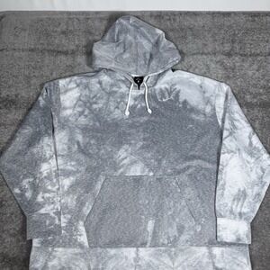 Nike Sportwear Hoodie Women's 1X Gray Tie Dyed Icon‎ Clash Dri-Fit Pullover